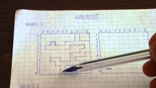 Labirynt - Gry na kartce #8 (Labyrinth, maze paper game)