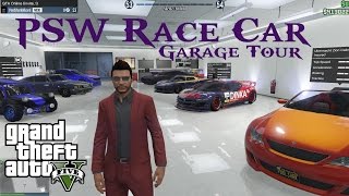 GTA 5 Online PC Tips Ep #11 - PSW Race Car Garage Tour! (HD)