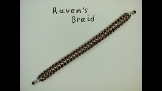 Кольчужное плетение Raven's braid. Красивый браслет-косичка из проволоки своими руками с нуля.