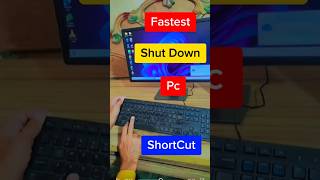 🔥 Fastest Shortcut To ShutDown Windows Computer Or Laptop #windows #tricks #shorts