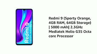 Redmi 9 Unboxing & First Impressions ⚡⚡⚡ MediaTek Helio G35, 4GB RAM, MIUI 12 & More