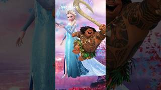 Maui de Moana y Elsa de Frozen son amigos - Maui conoce a Sven de Frozen Teoría Conspirativa Disney