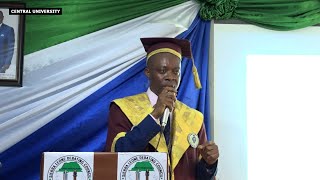 THE CHANCELLOR OF CENTRAL UNIVERSITY DELIVERS A CONGREGATION LECTURE TO FACULTY MEMBERS OF UNIMTECH