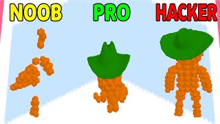 Pixel Run - NOOB VS PRO VS HACKER