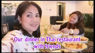 Thai food Restaurant#buhayofw #withfriends #eatingdinner  | Kawai Lyn