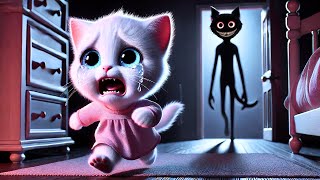 Little Cat Meets Ghosts🐱👻 and the Truth? #cat #ai #catlover #catvideos #cutecat #aicat