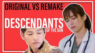 DESCENDANTS OF THE SUN - ORIGINAL VS REMAKE | Lhele and Piken