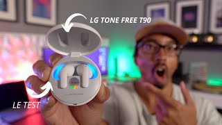 Écouteurs LG TONE FREE T90 Test - SURPRENANTS -  Les nouveaux écouteurs haut de gamme 2022 signés LG