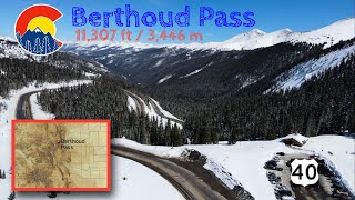 Berthoud Pass - Continental Divide - Colorado, USA 🇺🇸 - US Highway 40 - 11,307 ft / 3,446 m