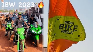 IBW 2023 fun on the way!! | BTS setting up official Kawasaki stall at IBW | Launch of  W175 & ZX6r