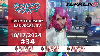 Bragging Rights #34 Tekken 8 Tournament 10.17.2024 Broadcast