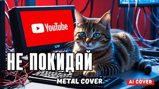 Не покидай (Ai cover) - Metal Cover