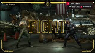 Mortal Kombat 11 Story Sonya Vs Cassie Cage First Story Stage 1 مورتال كومبات 11