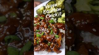 Vegan Bourbon Chick'N #food #delicious #recipe #easy #vegan #cherrishusvegan #plantbased #shorts