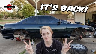 The S14 KOUKI SILVIA is HOME!!