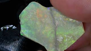 14.1 cts Australian Rough Opal Lightning Ridge