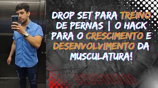 CADEIRA EXTENSORA, HACK DE TREINO - CRESCER O MUSCULO DAS PERNAS - DROP SET, assista mais vídeos