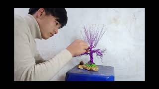 [ Bonsai handmade] … Cách làm bonsai cực đơn giản . How to make bonsai by hand is very simple