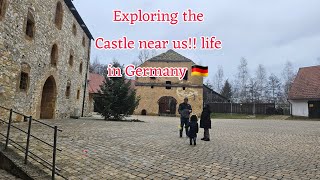 Exploring the germany castle near where we live