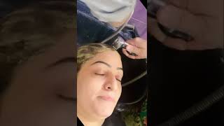 Color and hair cutting #sadiash #food #viralvideo #ytshort #