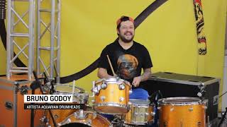 Bruno Godoy - Artista Aquarian Drumheads