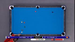 david alcaide vs neils feijen jump shot world pool masters 2019