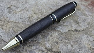 Wood Turning a Beautiful Ancient Bog Oak Pen!!