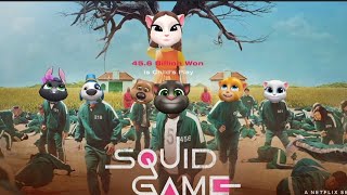 Squid Game/My talking Angela 2 @Angela.showTV #games #talkingtom #squidgame