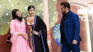 Salman Khan, Aishwariya Rai, Aaradhya Arrives At Anant Ambani - Radhika Merchant Wedding