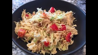 Shredded Chicken Slaw