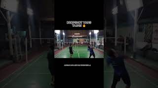 PUKULAN DROPSHOT YANG TAJAM MEMATIKAN LAWAN‼️ #badminton #shorts