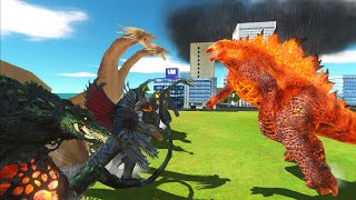 Godzilla's Challengers - Who Can Defeat the King of Monsters?| Animal Revolt Battle Simulator