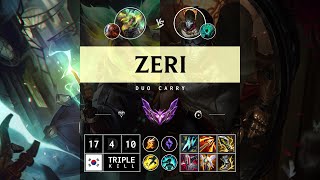 Zeri ADC vs Jhin - KR Master Patch 14.12