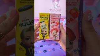 BTS banana🍌 and strawberry🍓 milk. |𖤐Suki's Asmr's𖤐|