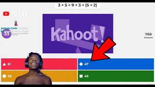 ISHOWSPEED TAKES MATHS TEST ON KAHOOT