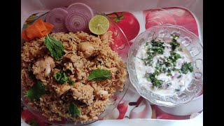 Chicken Biryani || Basmati Rice Chicken Biriyani with Coconut Milk ||Tasty Biriyani