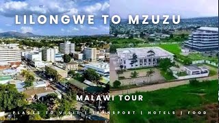 Malawi Cities Tour | Lilongwe to Mzuzu | The way from Lilongwe city to Mzuzu City 2024