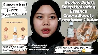 REVIEW JUJUR DEEP HYDRATING ESSENCE CLEORA BEAUTY dikulit berminyak & berjerawat || Luthfi Farodisa