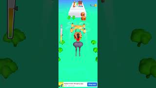 Girl walk run fun game short video