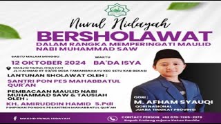 🔴 Live Maulid Nabi Muhammad SAW Masjid Jamie Nurul Hidayah Kp. Serang RT. 003/005 Desa Taman Rahayu