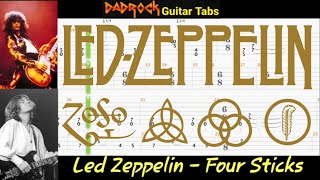 Four Sticks - Led Zeppelin - Guitar + Bass TABS Lesson