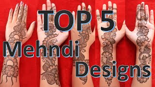 top 5 arabic mehndi design for teej special | easy henna design, mehandi ka design, mehendi, henna