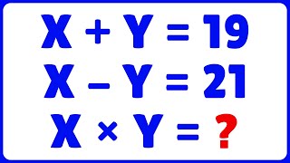 🔥 X × Y =❓ Sistema de Equações Lineares 🎯🎯 Como Resolver❓ Matemática Básica