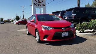 2014 Toyota COROLLA Sedan LE Sacramento  Roseville  Elk Grove  Folsom  Woodland