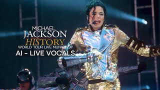 Michael Jackson - History Tour Live Munich 1997 (AI - Live Vocals) | Creatib