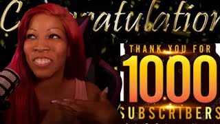 1000 SUBSCRIBERS.. THANKYOU