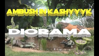 Diorama - Ambush in kashyyyk - Star Wars 1/35 scale