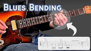 Blues Bending Licks 10 [Intermediate] with BACKING TRACK