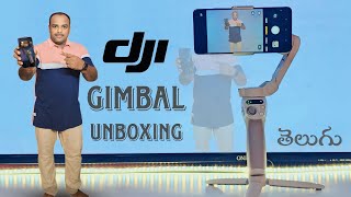 DJI OSMO mobile SE unboxing & Review telugu