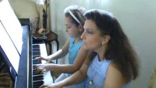 Anjelika & Mariella playing J.S.Bach´s "Joke"